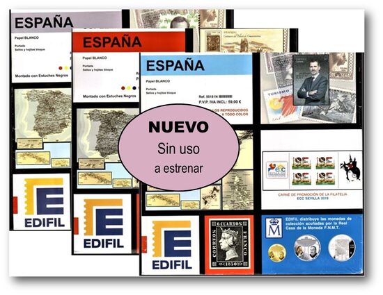 EDIFIL año 1993  sin estuches **NUEVO sin uso** / Ref. 587